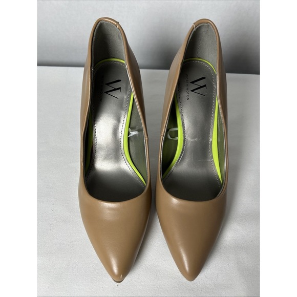 Worthington Shoes - Worthington Women 7 Tan Pointed Toe Stiletto Pump Slip On Shoe 299